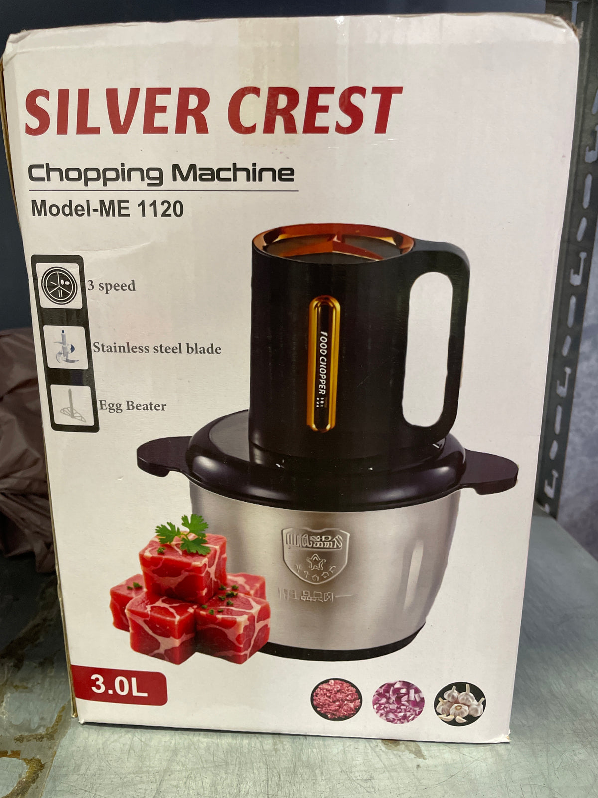 SILVER CREST 3 L CHOPPING MACHINE