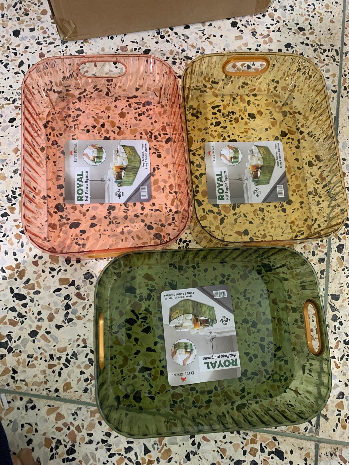 royal multi deep bowl organizer