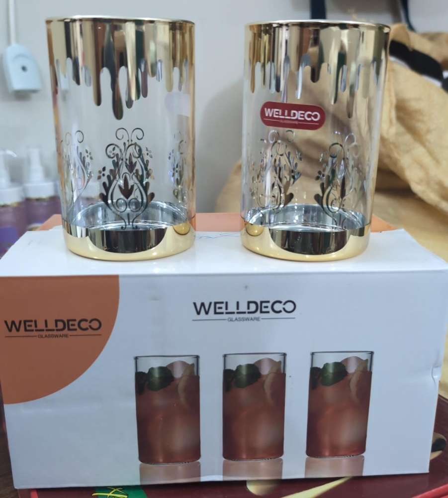 WELLDECO 6 PCS GLASS SET