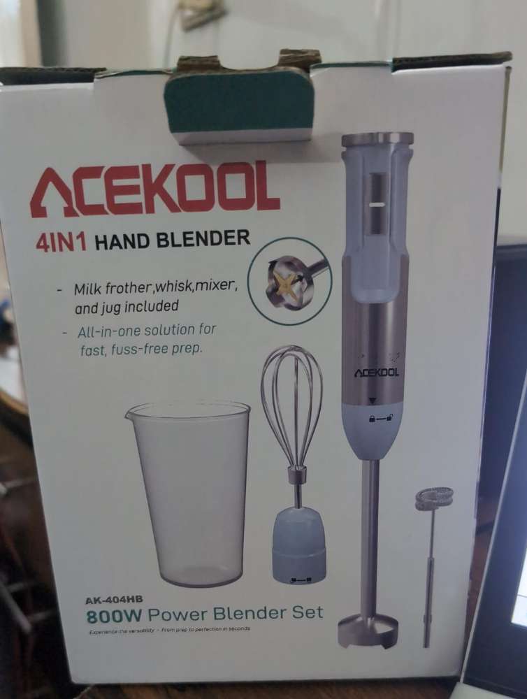 ACEKOOL HAND BLANDER 4 IN 1