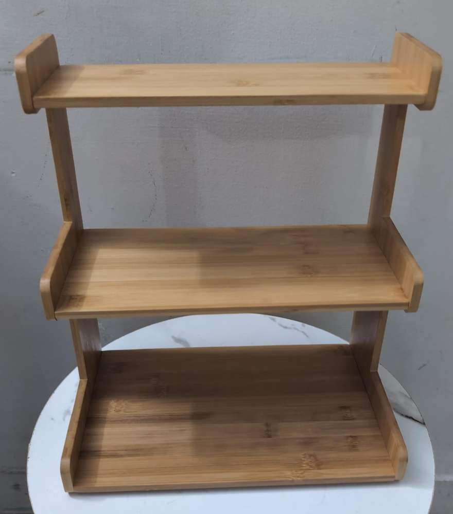 3 LAYER WOODEN RACK