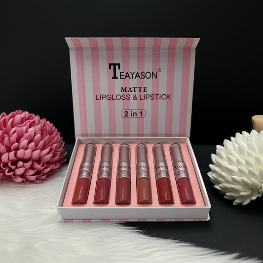 Matte lipgloss & lipstick