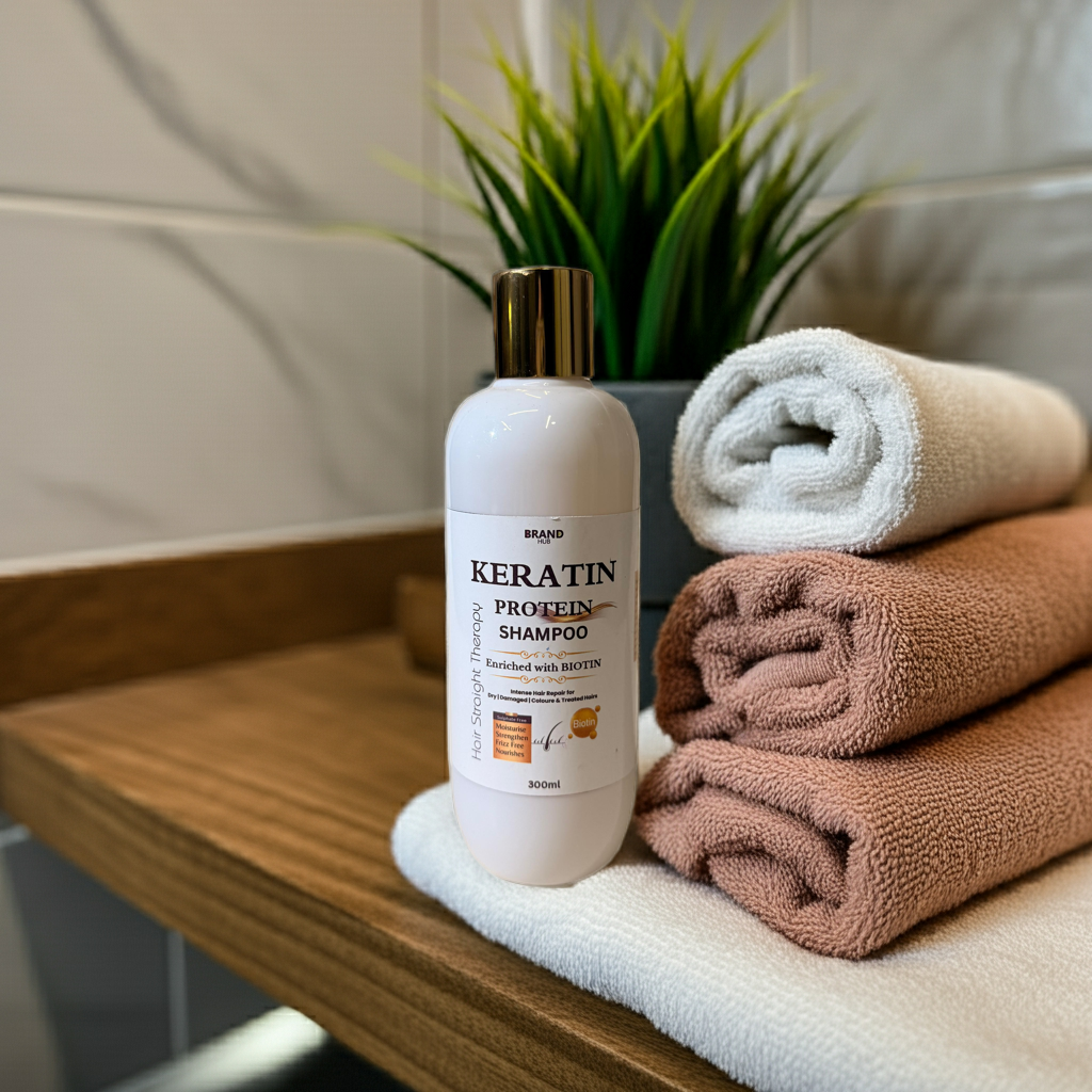 Brandhub Keratin Protein Shampoo – Sulphate Free Formula