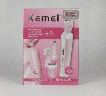 Kemei 4-in-1 Rechargeable Electric Grooming Kit & Women's Shaver